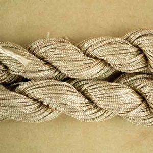 Flat polyester cord  1mm  -Golden Fawn- Qty: 80m - ST1352