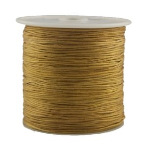 Polyester cord 1mm  -Gold- Qty: 80m - ST1317