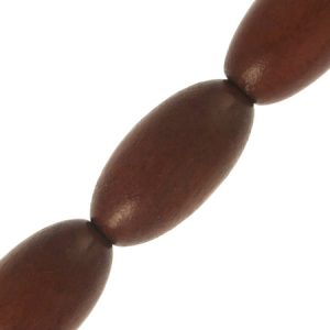 Wooden bead - Brown - Qty: 21 pcs. - WB9155