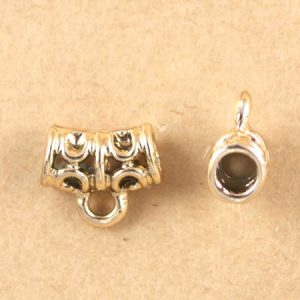 Pendant bail 12mm x 10mm x 5mm - Qty: 8 pcs. - LF2408