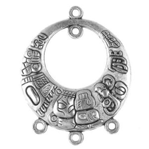 Peruvian pride pendant - Qty: 4 pcs. - LF2394