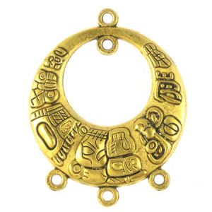Peruvian pride pendant - Qty: 4 pcs. - LF2395