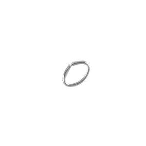 Pointed oval jump ring 0.8mm x 5mm x 7mm - Qty: 10,000 pcs. - FI8011B