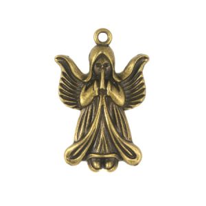 Angel metal pendant - Qty. 12 pcs. - LF0979