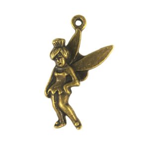 Fairy metal pendant 21mm x 39mm - Qty. 6 pcs. - LF0971