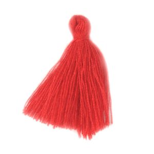 Tassel 3cm  -Red- Qty: 25 pcs. - FI8036
