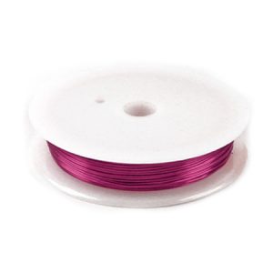 Beading wire 0.8mm - Wine - Qty: 2.5m - ST1437