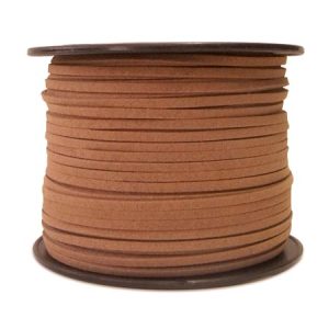 Flat suedette cord - Tawny - Qty: 90m - ST1383