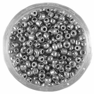 Metallic seed bead 12/0  -Grey- Qty: 450g - EB0161