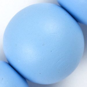 Wooden ball bead 30mm - Blue - Qty: 11 pcs. - WB0182