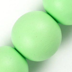 Wooden ball bead 20mm - Pale Green - Qty: 16 pcs. - WB0183