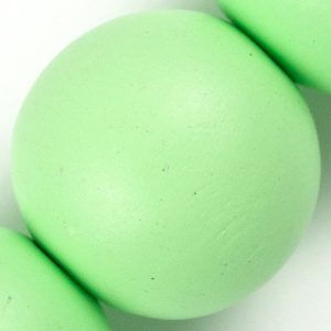 Wooden ball bead 30mm - Pale Green - Qty: 11 pcs. - WB0185