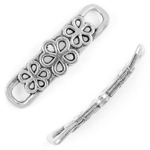 Metal flowers spacer - Qty: 16 pcs. - LF2224