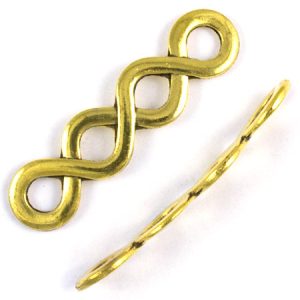 Twisted metal spacer - Qty: 18 pcs. - LF2257