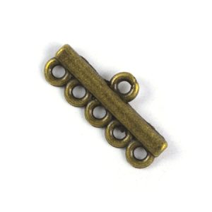5 strand spacer end - Qty: 36 pcs. - LF2172