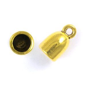 Leather end - Qty: 45 pcs. - LF2271