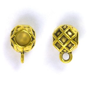 Pendant bail - Qty: 30 pcs. - LF2217