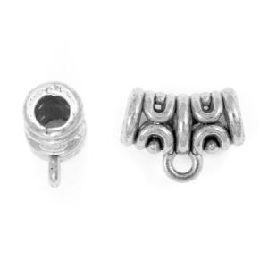 Pendant bail 13mm x 10mm x 6mm - Qty: 40 pcs. - LF2266
