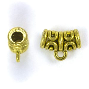 Pendant bail 13mm x 10mm x 6mm - Qty: 40 pcs. - LF2267