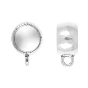 Pendant bail 7mm x 14mm x 10mm - Qty: 25 pcs. - LF2268