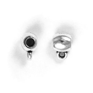 Pendant bail 6mm x 8mm x 5mm - Qty: 50 pcs. - LF2352