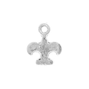 Metal fleur-de-lis charm - Qty: 50 pcs. - LF2242