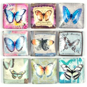 Square butterfly magnet - GI0006