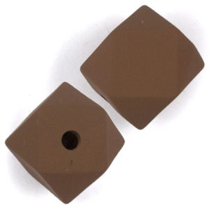 Faceted acrylic bead 25mm x 20mm x 25mm - Qty: 2 pcs. - AB2055
