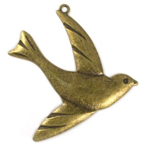 Metal bird pendant - LF2104