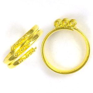 9-ringed ring base - Qty: 5 pcs. - FI0527-2