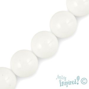 Shell ball bead 10mm - Qty: 41 pcs. - SH1512