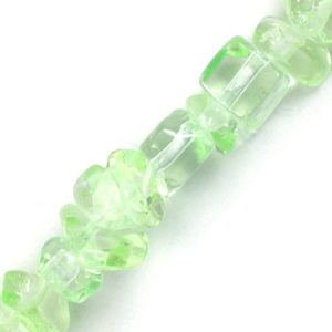 Glass chips - Green - Qty: 107 pcs. - GB7049
