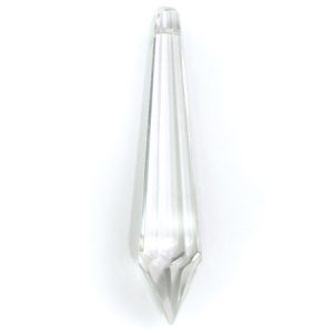 Faceted point suncatcher crystal 17mm x 75mm x 17mm - CB0044