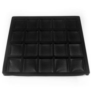 20 compartment velvet bead tray - SG0031