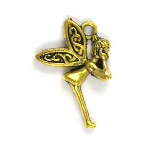 Metal fairy pendant - Qty: 15 pcs. - LF2149