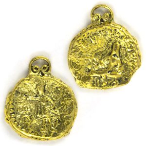 Byzantine coin pendant - Qty: 3 pcs. - LF2420
