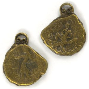 Byzantine coin pendant - Qty: 3 pcs. - LF2421