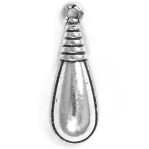 Metal drop pendant - Qty: 20 pcs. - LF2748