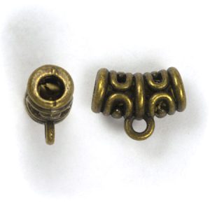 Pendant bail 13mm x 10mm x 6mm - Qty: 40 pcs. - LF2476