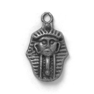 Metal pharaoh pendant - Qty: 8 pcs. - LF2368