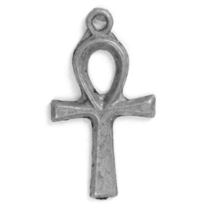 Metal ankh pendant - Qty: 8 pcs. - LF2372