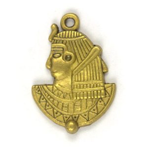 Metal Cleopatra pendant - Qty: 8 pcs. - LF2377