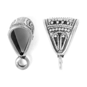 Filigree pendant bail - Qty: 10 pcs. - LF2586
