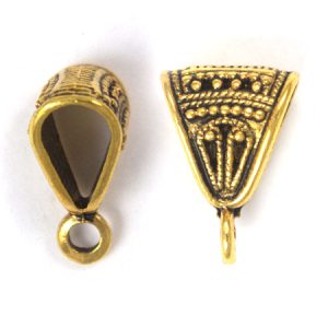 Filigree pendant bail - Qty: 10 pcs. - LF2587