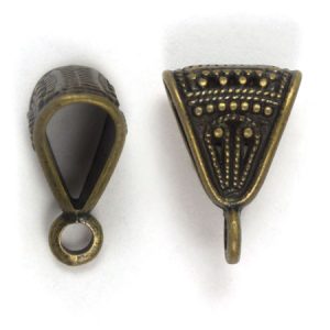 Filigree pendant bail - Qty: 10 pcs. - LF2588