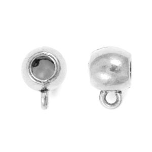 Pendant bail 8mm x 12mm x 9mm - Qty: 18 pcs. - LF2655