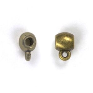 Pendant bail 6mm x 9mm x 5mm - Qty: 50 pcs. - LF2686