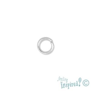 925. Sterling Silver jump ring 5mm x 1mm - Qty: 10 pcs - SS0140