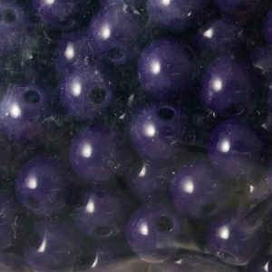 Acrylic ball bead 8mm - Navy blue - Qty: 100g - AB2067