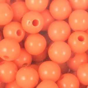 Acrylic ball bead 10mm - Orange - Qty: 100g - AB2068